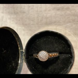 **SALE** EFFY 18k Gold & SS Diamond Ring
